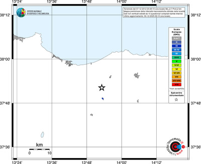 Mappa EMS - territori località