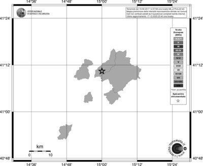 Mappa EMS - territori comuni