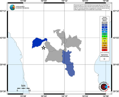 Mappa MCS - territori comuni