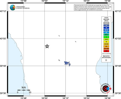 Mappa MCS - territori località