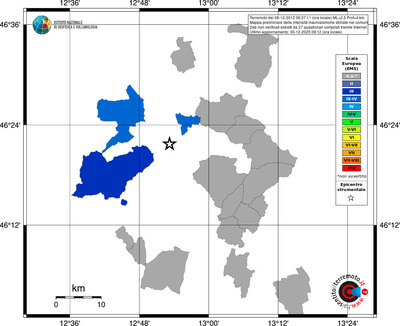 Mappa EMS - territori comuni