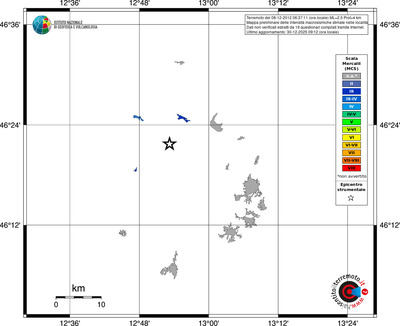 Mappa MCS - territori località