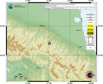 Mappa comuni con almeno 3 questionari