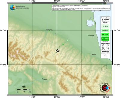 Mappa comuni con almeno 3 questionari