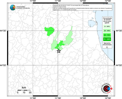 Mappa territorio comunale con almeno 3 questionari