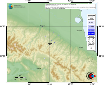 Mappa comuni con almeno 3 questionari