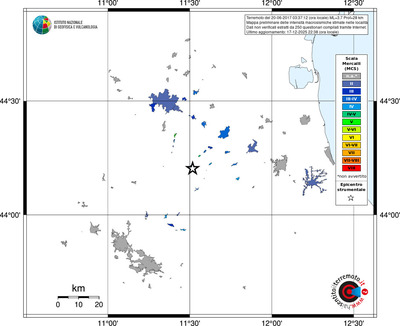 Mappa MCS - territori località