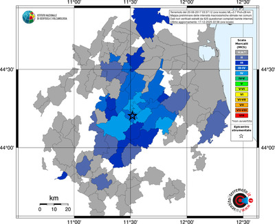 Mappa MCS - territori comuni