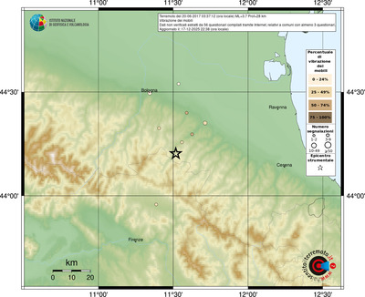 Mappa comuni con almeno 3 questionari
