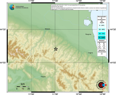 Mappa comuni con almeno 3 questionari