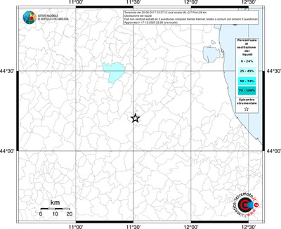 Mappa territorio comunale con almeno 3 questionari