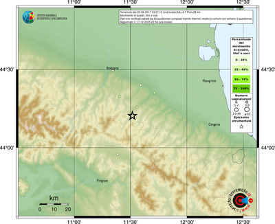 Mappa comuni con almeno 3 questionari