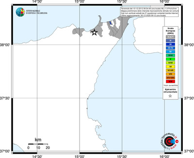 Mappa EMS - territori comuni