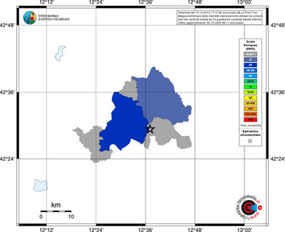 Mappa EMS - territori comuni
