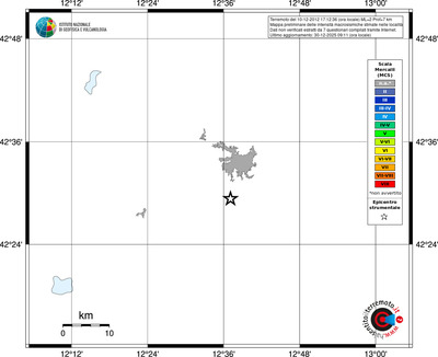 Mappa MCS - territori località