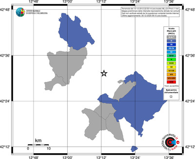 Mappa MCS - territori comuni