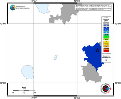 Mappa EMS - territori comuni