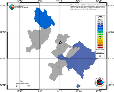 Mappa MCS - territori comuni