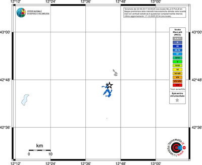 Mappa MCS - territori località
