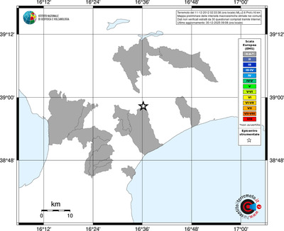 Mappa EMS - territori comuni
