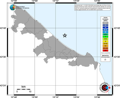 Mappa EMS - territori comuni