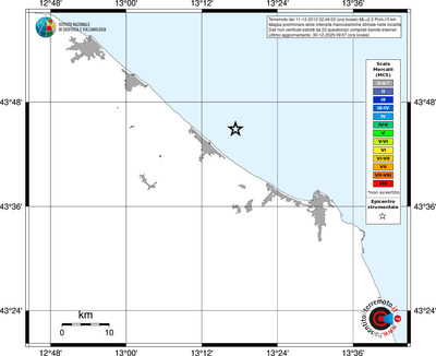 Mappa MCS - territori località