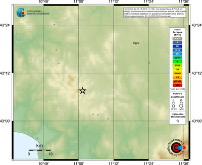 Mappa EMS - località
