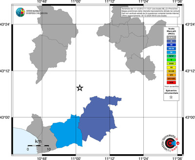 Mappa MCS - territori comuni