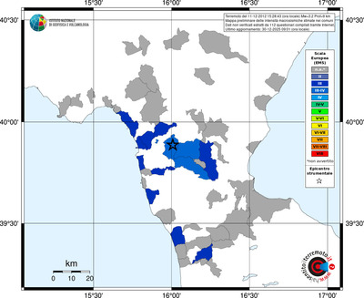 Mappa EMS - territori comuni