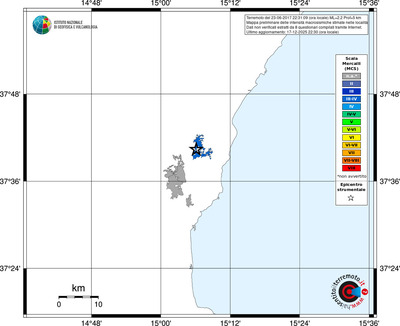 Mappa MCS - territori località