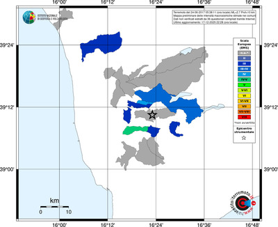 Mappa EMS - territori comuni