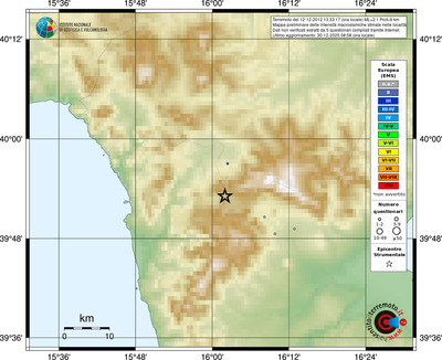 Mappa EMS - località