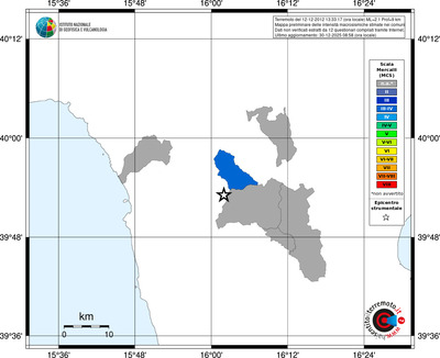 Mappa MCS - territori comuni