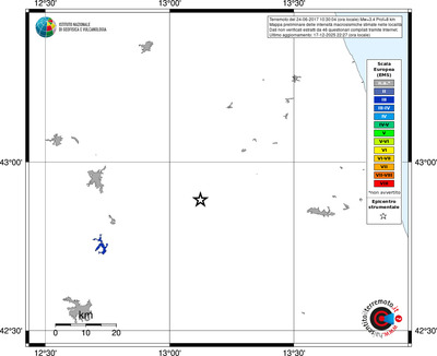 Mappa EMS - territori località