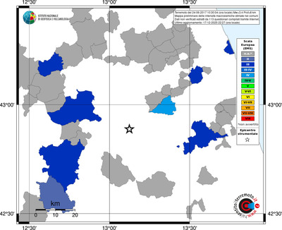 Mappa EMS - territori comuni