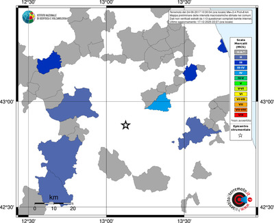 Mappa MCS - territori comuni