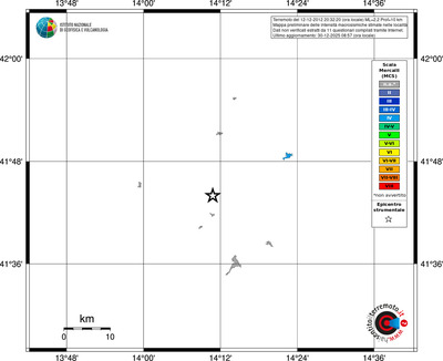 Mappa MCS - territori località