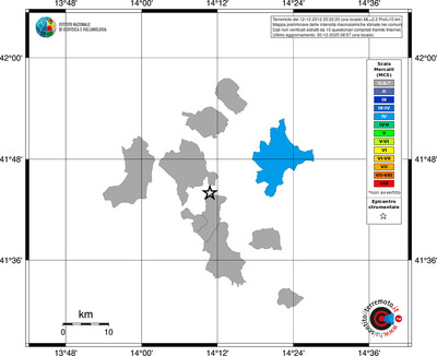 Mappa MCS - territori comuni