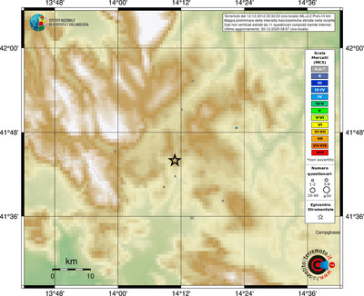 Mappa MCS - località