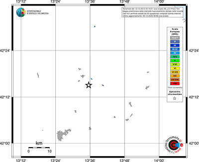 Mappa EMS - territori località