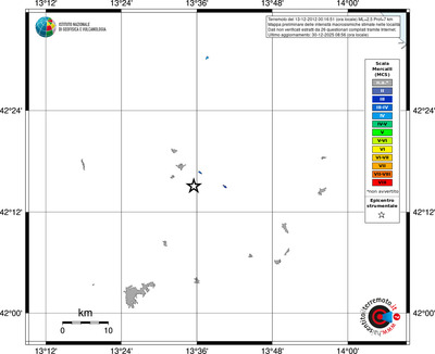 Mappa MCS - territori località