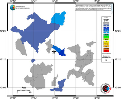 Mappa MCS - territori comuni