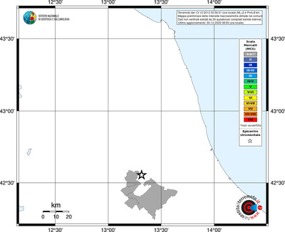 Mappa MCS - territori comuni