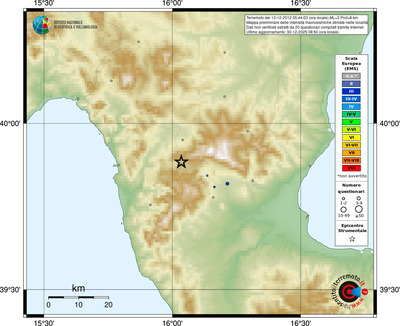Mappa EMS - località