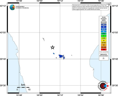 Mappa EMS - territori località