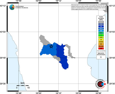 Mappa EMS - territori comuni