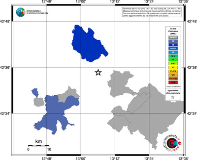 Mappa EMS - territori comuni