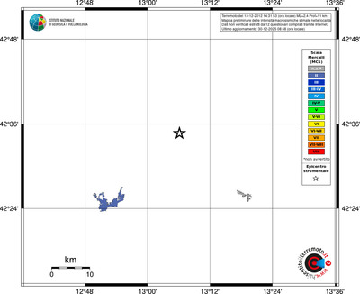 Mappa MCS - territori località