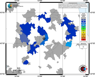 Mappa EMS - territori comuni