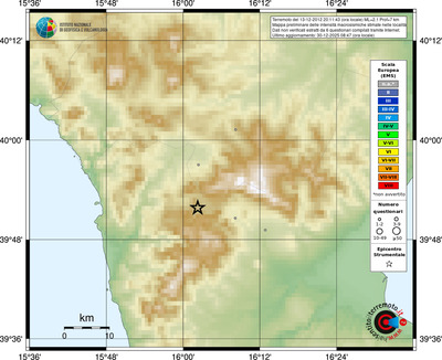 Mappa EMS - località